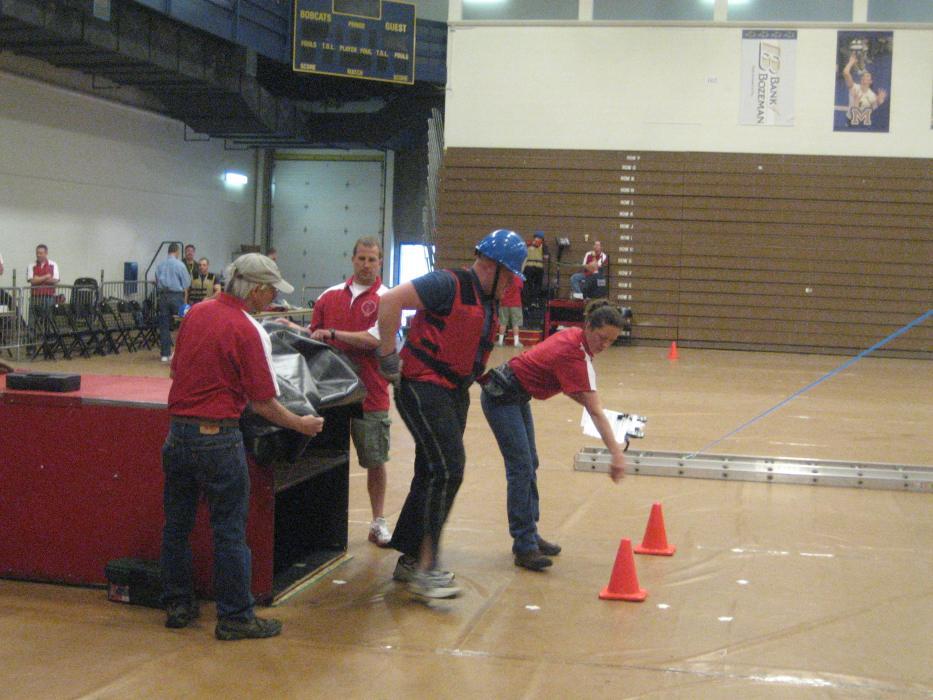firefighter in testing