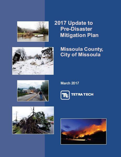 Cover image of the 2017 Pre-Disaster Mitigation Plan