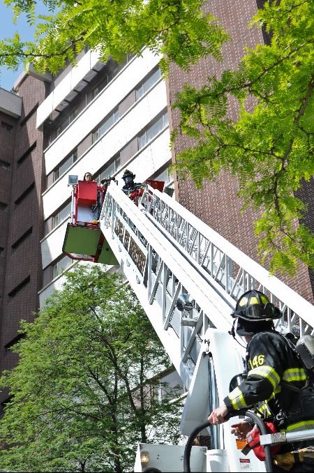Fire Department ladder training