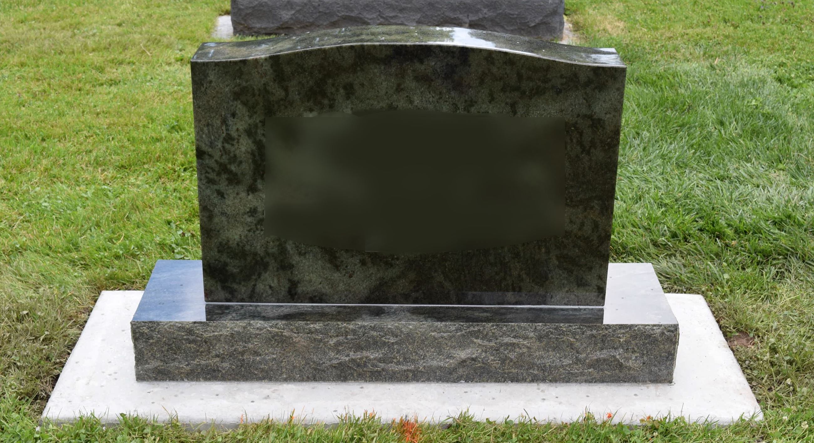 Monument setting example