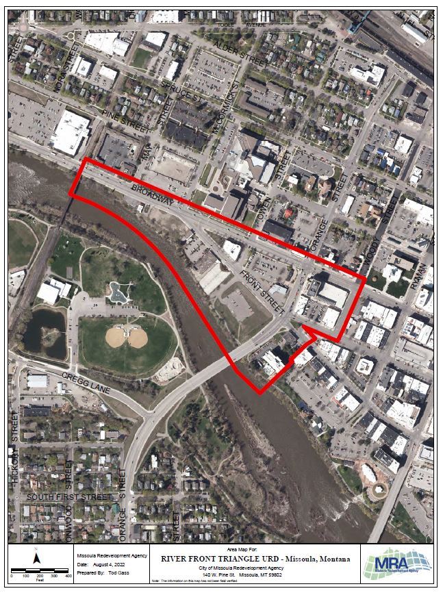 Riverfront Triangle Map