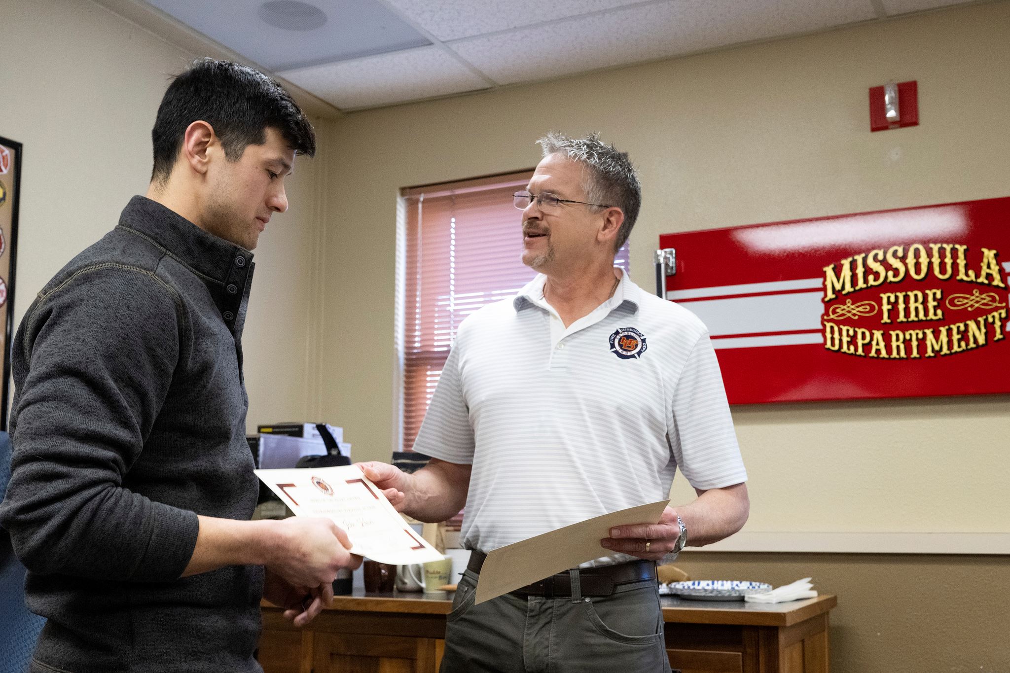 JOHN and CHIEF HUGHES