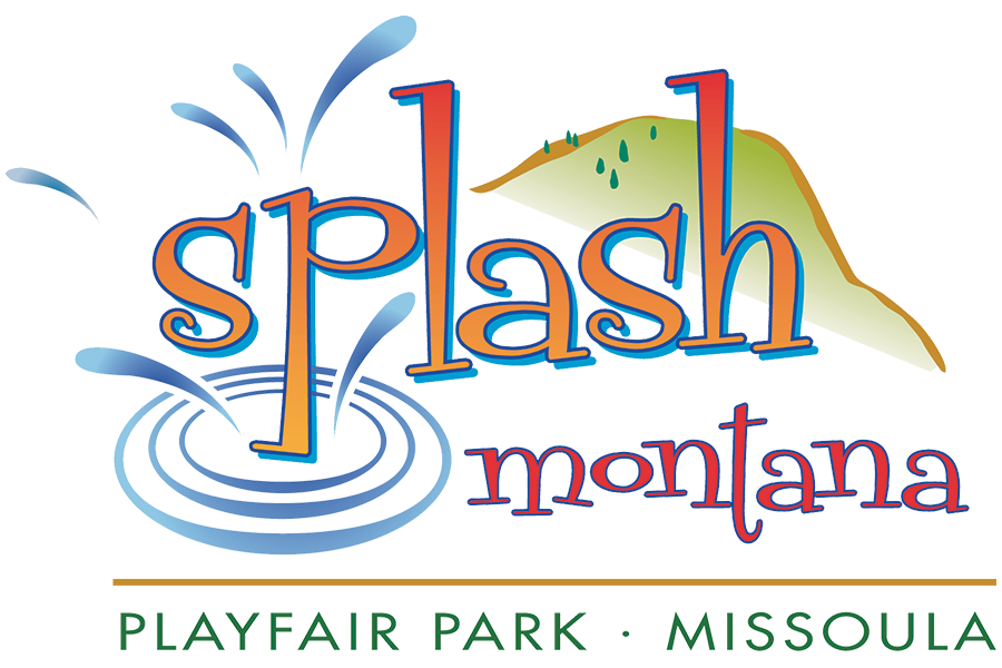 Logo Splash Montana in Playfair Park, Missoula Montana logo
